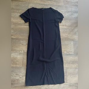Theory Midi Black Dress